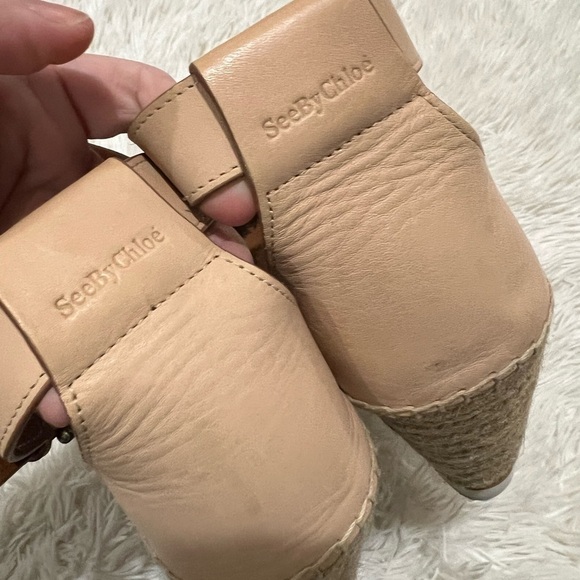 See by Chloe glyn fringed wedge espadrille - Size 41/US 10.5 - Picture 6 of 13